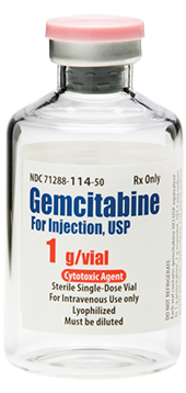 Gemcitabine for Injection, USP 1 g per vial
